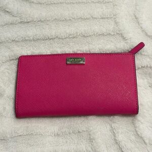 Kate Spade Fuchsia Zip Wallet
